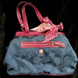 COACH Bag & Scarf - Excellent Condition